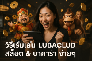 วิธีเริ่มเล่น LUBACLUB สล็อต & บาคาร่า ง่ายๆ
